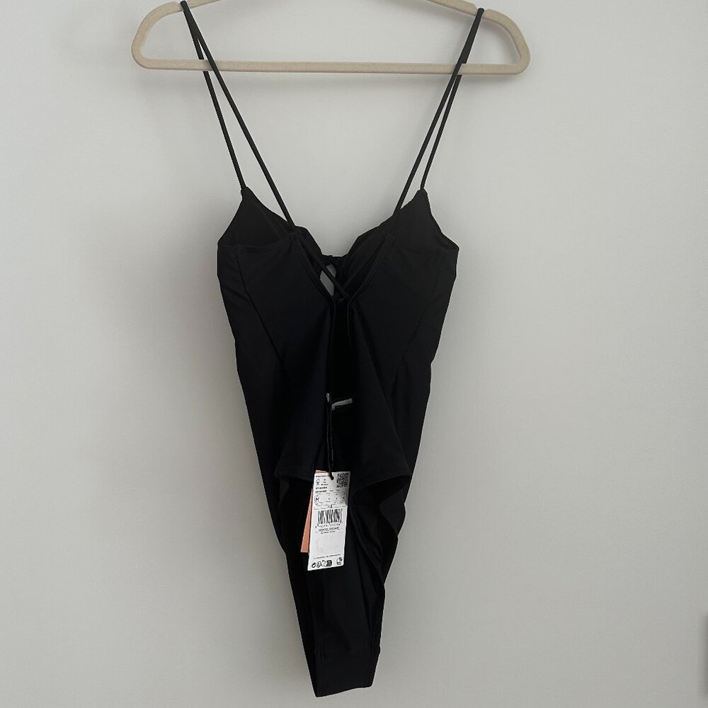 NWT MANGO Swimsuit with cross back straps M - Picture 9 of 9